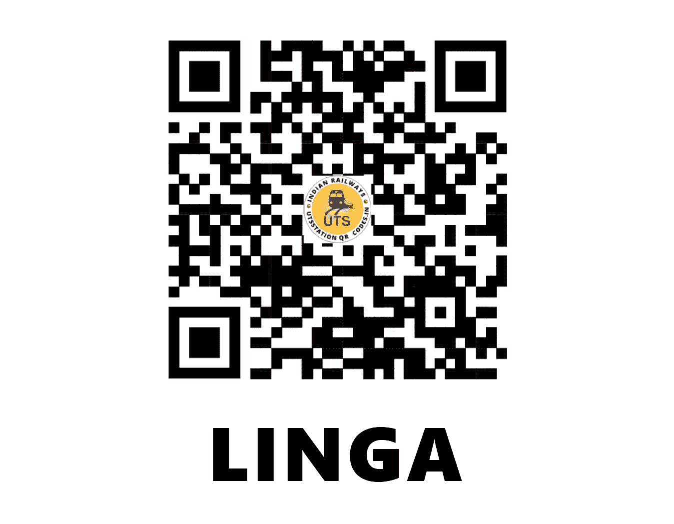 UTS QR Code for LINGA - LIG (SB - MADHYA PRADESH)